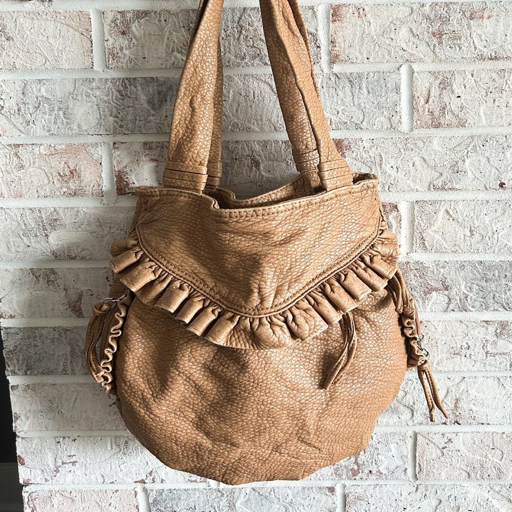 Light Brown Shoulder Strap by Marc Ecko, Boho Style, Red Interior, Cowgirl  Vibe